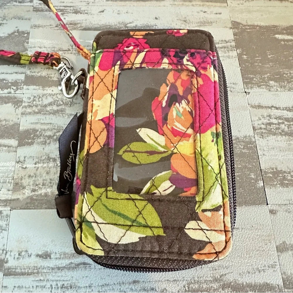 Vera Bradley‎ wristlet wallet Brown Floral - Picture 13 of 13